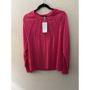 KLWCJFFF Size M Pink Long‎ Sleeve Top (A546)